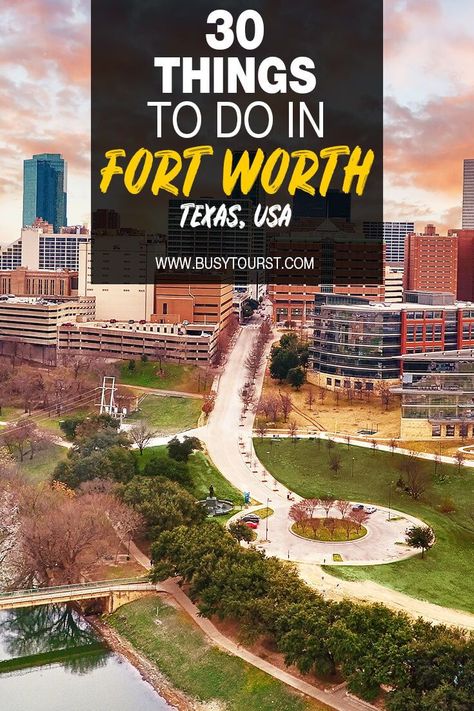 Wondering what to do in Fort Worth, Texas? This travel guide will show you the top attractions, best activities, places to visit & fun things to do in Fort Worth, TX. Start planning your itinerary & bucket list now! #FortWorth #FortWorthTX #Texas #usatravel #usatrip #usaroadtrip #travelusa #ustravel #ustraveldestinations #americatravel #travelamerica #vacationusa Texas Travel Weekend Getaways, Fort Worth Zoo, Texas Vacations, Business Photoshoot, Us Travel Destinations, Vacation Usa, Texas Travel, Fort Worth Texas, United States Travel