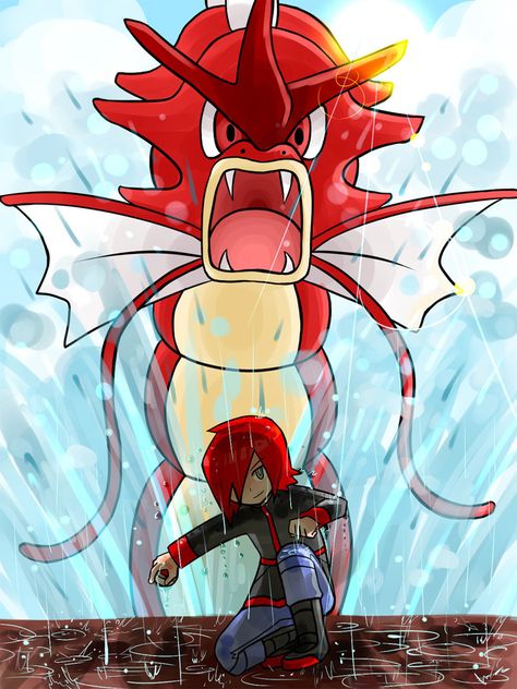 Gyarados Art, Red Gyarados, Shiny Gyarados, Pokemon Heart Gold, Pokémon Trainers, Pokemon Wallpaper, Flash Tattoos, Cute Pokemon Wallpaper, Poster Ideas