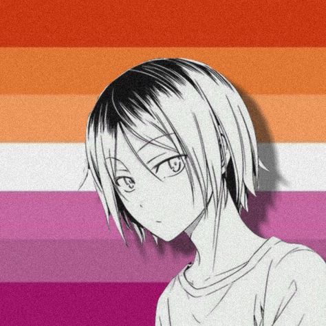 Lesbian Flag Profile Picture, Kenma Pfp, Lesbian Flag, Profile Picture, Flag, Anime