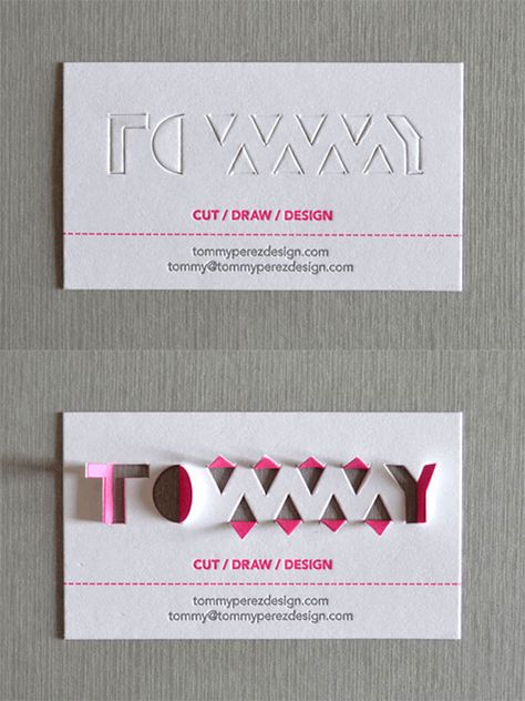 255 Of The Most Creative Business Cards Ever (#111 Blew My Mind! Brilliant!) ⋆ Page 17 of 30 ⋆ THE ENDEARING DESIGNER Die Cut Business Cards, Creative Business Cards, Beautiful Business Card, Modern Business Cards Design, Name Card Design, Business Card Inspiration, Modern Business Card, Business Card Ideas, Graphic Design Business