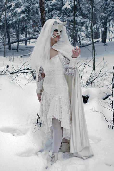 Unicorn Mask Snow 6 by eyefeather-stock on deviantART Mysterious Eyes, Unicorn Mask, Behind The Mask, Venetian Masks, Dark Eyes, Photo Mask, Make Up Artist, The Mask, Creative People