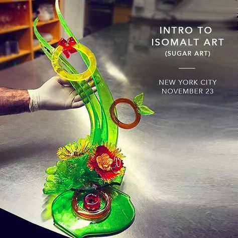 NY Cake Design Lab on Instagram: “Learn the basics of Sugar Art with Linda Khachadurian of Chipper Confections!  Intro to Sugar (Isomalt) Art  with Linda Khachadurian of…” Sugar Sculpture, Sculpting Tutorials, Recipe Tutorial, November 23, Sugar Art, Design Lab, The Basics, New Art, Lab