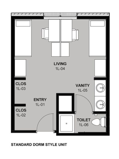 Traditiona dorm room blueprint Room Blueprint, Arch Student, Bedroom Ideas Baddie, Dorm Planning, Whimsy Goth Bedroom, Woman Bedroom Ideas, Grown Woman Bedroom Ideas, Dorm Layout, Dorm Room Layouts