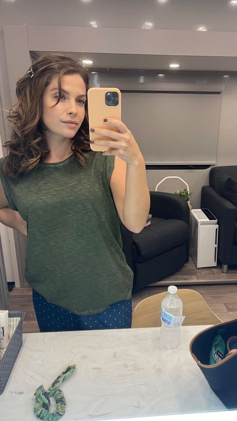 Paige Spara, Good Doctor, Mirror Selfie, T Shirts For Women, Black And White, Women's Top, Hair, Instagram