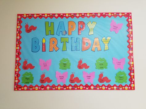 Spring-time birthday bulletin board! Spring Theme Birthday, Birthday Bulletin Board, Butterfly Ideas, Birthday Bulletin Boards, Birthday Bulletin, I Am Special, Spring Theme, Blues Clues, Childhood Education