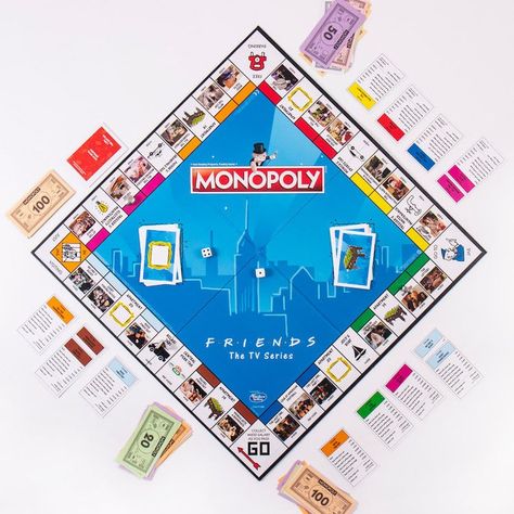 Friends Monopoly Game Has You Relive the Classic Sitcom's 10 Seasons Friends Monopoly, Board Games Quotes, Friends Serie, Friends Memes, Friends Fan, Friends Episodes, Monopoly Game, Game Quotes, Friends Series