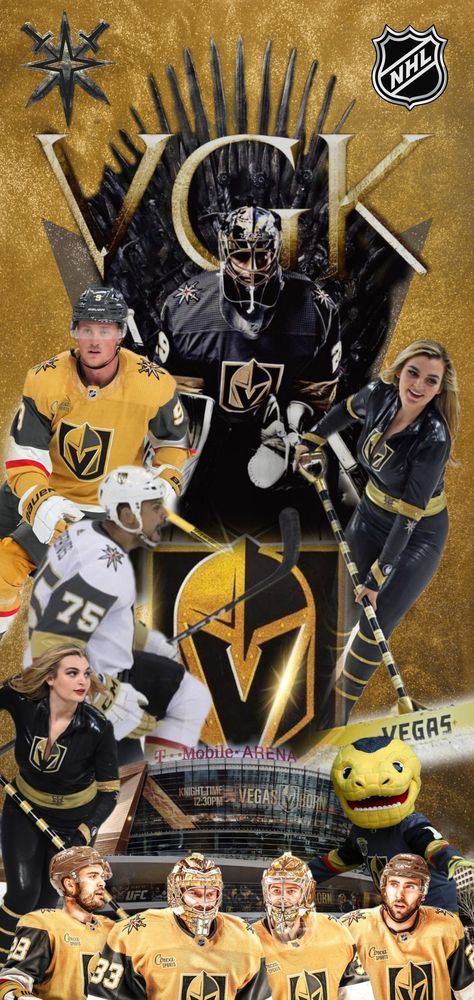 Knights Wallpaper, Vegas Knights, Golden Knights Hockey, American Werewolf In London, Hockey Logos, Silly Cats Pictures, Vegas Golden Knights, Hockey Team, Golden Knights