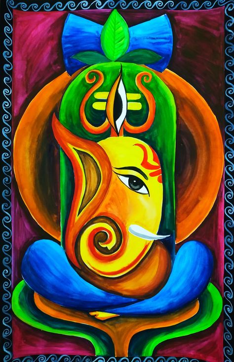 Ganesh Ji Oil Pastels Drawing, Ganpati Bappa Rangoli Designs, Ganesh Drawing, Mobile Wallpaper Hd, 4k Mobile Wallpaper, Lock Screen Iphone, Ganesha Drawing, Ganesh Art Paintings, Glass Painting Patterns