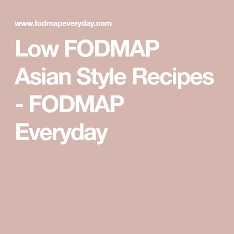 Low FODMAP Asian Style Recipes - FODMAP Everyday Scallion Pancakes, Low Fodmap Recipes, Fodmap Recipes, Low Fodmap, Asian Style, Pad Thai, Dumplings, Pancakes