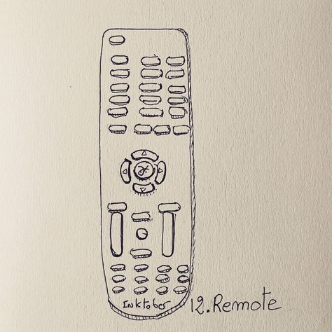 Day 12 Remote #inktober #inktoberremote #inktober2024remote #inktober2024 #inktoberchallenge #inktober52 Remote Inktober