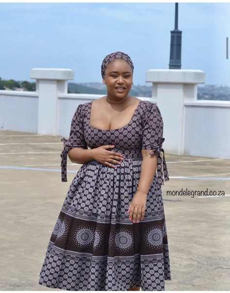 Shweshwe Dresses Shweshwe Dresses Patterns, Sotho Traditional Dresses, Sesotho Traditional Dresses, Pedi Traditional Attire, African Shirt Dress, Xhosa Attire, South African Traditional Dresses, African Traditional Wear, African Attire Dresses