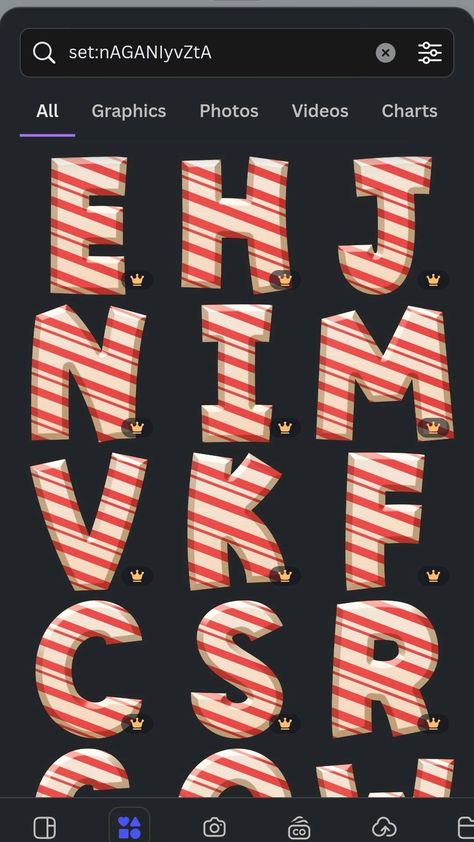 Christmas Candy Alphabet | Christmas Font | Candy Cane Letter | Canva Element Keyword Alphabet Christmas, Christmas Font, Canva Element Keyword, Christmas Alphabet, Canva Element, Christmas Fonts, Candy Christmas, Canva Pro, Cute Happy