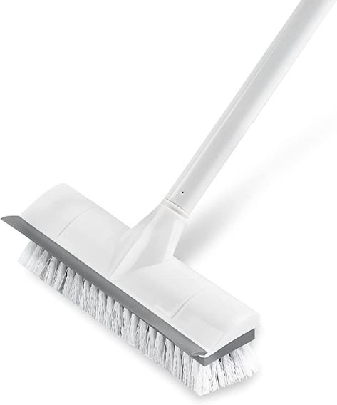 Amazon.com: BOOMJOY Floor Scrub Brush with Long Handle -50" Stiff Brush, 2 in 1 Scrape and Brush,Tub and Tile Brush for Cleaning Bathroom, Patio, Kitchen, Wall and Deck : Industrial & Scientific Tub And Tile, Cleaning Bathroom, Bath Tile, Garage Kitchen, Floor Scrubber, Acrylic Tub, Patio Tiles, Tub Tile, Patio Kitchen