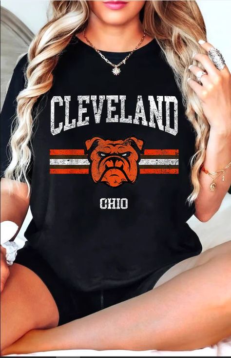 Cleveland Browns Shirts, Nfl Browns, Brown Shirt, Cleveland Ohio, Cleveland Browns, Ravens, Shirt Ideas, Family Shirts, Cleveland