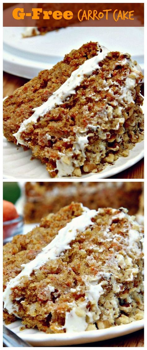 Gluten Free Carrot Cake Recipe, Glutenfri Baking, Patisserie Vegan, Cake Carrot, Gluten Free Carrot Cake, Fluffy Cake, Gluten Free Sweet, Oreo Dessert, Gluten Free Sweets