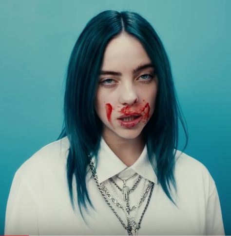 Billie Eilish Icons, Grammys 2020, Teal Hair, Billie Eillish, Song Of The Year, Healthy People, Bad Guy, Pop Star, Billie Eilish