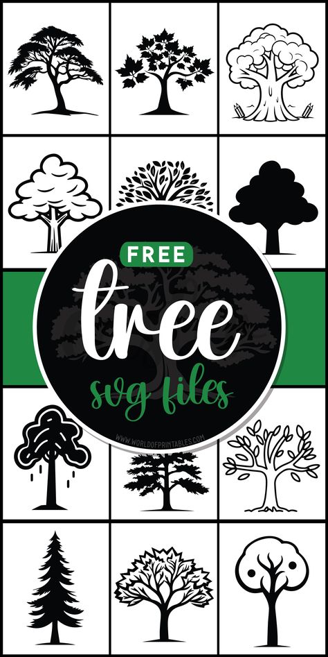 Get your hands on free tree SVG files! Spruce up your projects with nature's charm and bring the outdoors inside. Free Tree Svg Files For Cricut, Free Tree Svg, Tree Svg Free, Svg Trees, Outdoor Svg, Freebie Svg, Svg Tree, Bring The Outdoors Inside, Cnc Plans