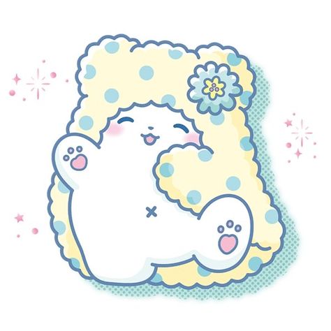 Blue Sanrio Characters, Official Sanrio Art, Kawaii Sanrio Characters, Moppu Pfp, Marufubiyori Sanrio, Lesser Known Sanrio Characters, Caribadix Sanrio, Sanrio Moppu, Marumofubiyori Pfp