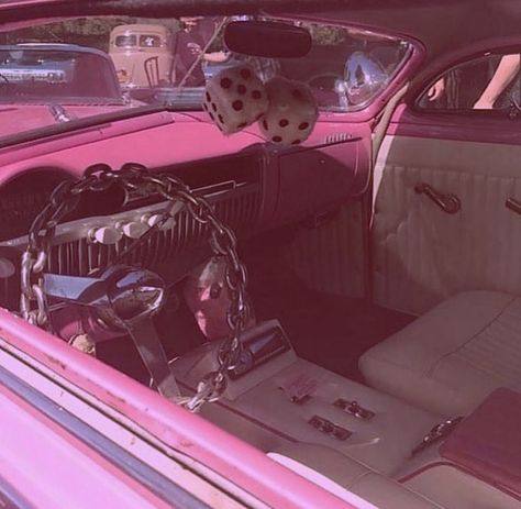 Pink Car, Old Car, Paint, Purple, Pink