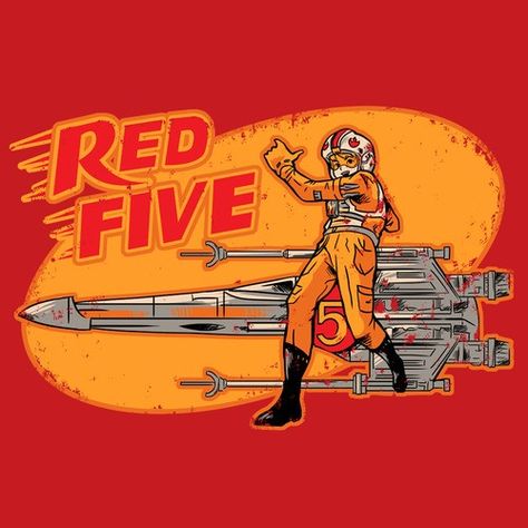 Red Five. Star Wars and Speed Racer mashup design. Red Five Star Wars, Luke Leia, Star Wars Figurines, Propaganda Art, Speed Racer, The Force Is Strong, Older Sister, Star Wars Fan Art, The Empire Strikes Back