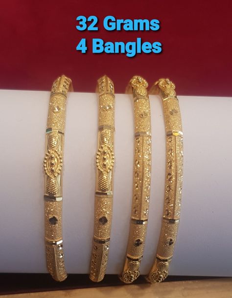 Sanna Bangles Gold Models Latest, Gold Bangles With Weight And Price, Dailywear Bangles Gold, Latest Gold Bangles For Women, Simple Gold Bangle, Beaded Wedding Jewelry, Gold Jewelry Prom, Unique Gold Jewelry Designs, Gold Jewels Design