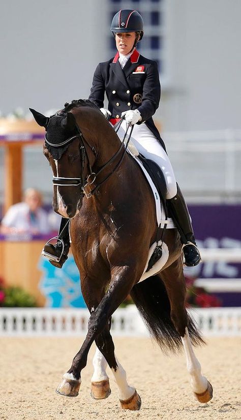 Charlotte Dujardin and Valegro - #dressage Charlotte Dujardin, Dressage Competition, Horse Dance, Equestrian Dressage, Horse Inspiration, Horse Dressage, Dressage Horses, Majestic Horse, Sport Horse