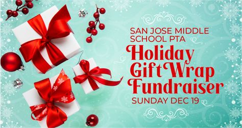 Elves On Call: PTA Holiday Gift Wrapping Fundraiser | | San Jose Intermediate Gift Wrap Fundraiser, Gift Wrapping Fundraiser, Pta Gifts, Student Info, Holiday Gift Wrapping, Holiday Presents, Gift Wrapping Services, Gift Wrap, San Jose