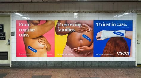 Oscar Health Band Ads - WNW Health Campaign, Healthcare Creative Ads, Medical Campaign, Ad Campaign Design, Hospital Ad Campaign, Hospital Ads, Health Care Advertising Design, Healthcare Advertising Creative, Healthcare Campaign Design