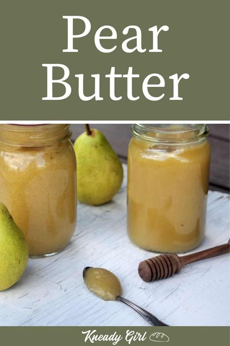 Asian Pear Butter, Pear Butter Recipe, Canning Pears, Compound Butters, Ginger Pear, Ginger Honey Lemon, Pear Butter, Homemade Baked Bread, Canned Pears