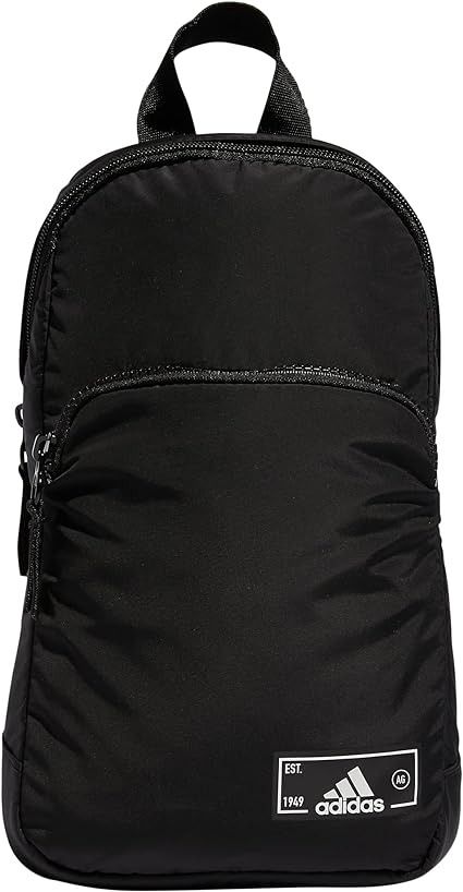 Amazon.com | adidas Essentials 2 Sling Crossbody Bag, Black, One Size | Casual Daypacks Sling Crossbody Bag, Crossbody Bag Black, Crossbody Bag, For Free, Adidas, Free Shipping, Black