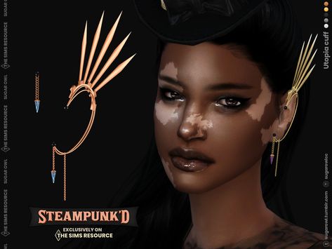 Sims 4 Game Packs, Ts4 Accessories, Medieval Character, Halloween Calendar, Earring Cuff Chain, Metal Wings, Sims 4 Dresses, Simple Sweaters, Black Pearls