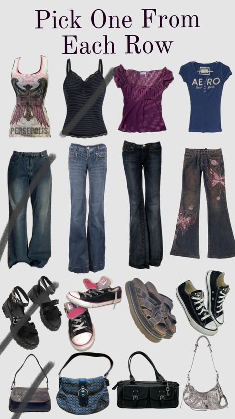 #y2k #outfitinspo #jeans #vibes #girly #y2kaesthetic #lowrisejeans Lowrisejeans Outfit, 2000s Fashion Outfits, Low Rise Jeans, 2000s Fashion, Y2k Aesthetic, Pick One, Fitness Inspo, Jeans Fit, Style Me