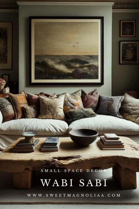 Explore the timeless elegance of Wabi-Sabi in our latest feature. Learn how to master the art of imperfection with these minimalist decor ideas tailored for small spaces. Perfect for bringing peace and beauty into your home. 

#interiordesign #wabisabi Wabisabi Interiordesign, Wabi Sabi Fashion, Rustic Italian Farmhouse, Wabi Sabi Color, Wabi Sabi Inspiration, Minimalist Decor Ideas, Small Space Decor, Japanese Aesthetic, Space Decor