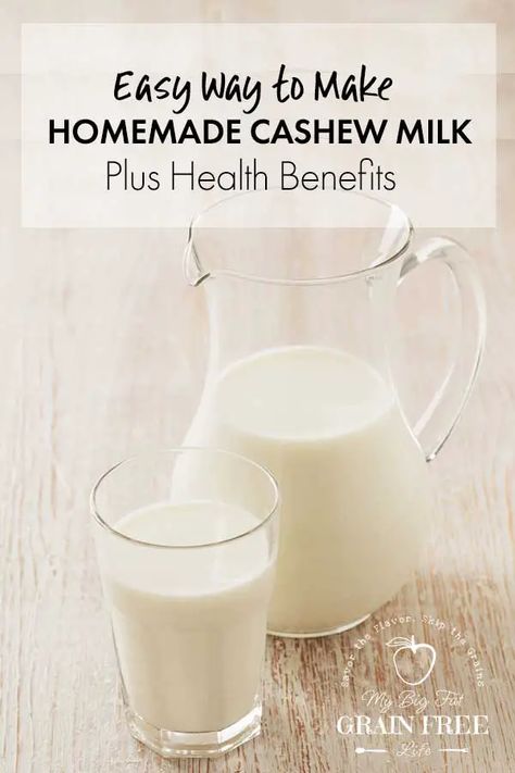 Easy Way to Make Homemade Cashew Milk (Plus Health Benefits) How To Make Cashew Milk Homemade, Cashew Milk Benefits, Veggie Alfredo, Homemade Cashew Milk, Milk Benefits, Cashew Milk, Cashew Cream, Raw Cashews, Glass Mason Jars