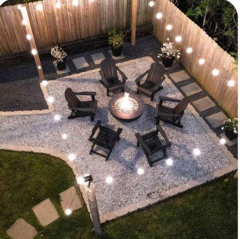 Fire Pit Outdoor, Diy Backyard Patio, Backyard Renovations, Gas Fire Pit, Backyard Remodel, Backyard Paradise, Diy Backyard Landscaping, Backyard Inspiration, Gas Fire