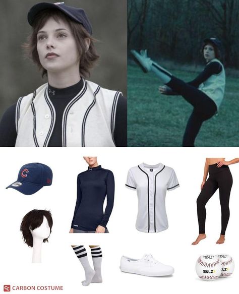 Twilight Alice Baseball, Alice Cullen Outfits Ideas, Twilight Cullens Baseball, Cullen Baseball Outfit, Alice Baseball Scene, Twilight Baseball Costume, Twilight Diy Costume, Twilight Baseball Outfit, Twilight Outfits Ideas Alice