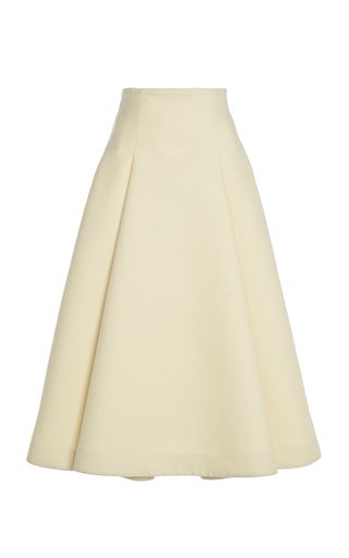 Bottega Veneta Skirts For Women | Moda Operandi Expensive Items, Wool Midi Skirt, Simple Sweater, Midi Wrap Skirt, Fall 23, Simple Sweaters, Cotton Midi Skirt, Latest Skirts, Leather Midi Skirt