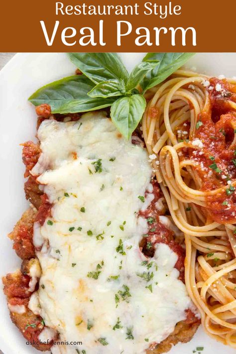 There's something magical about veal parm, it's the perfect combination of flavors. Learn the secret to making this restaurant-style dish in your home kitchen. Veal Parm, Veal Parmesan Recipe, Veal Parmigiana, Veal Parmesan, Parmigiana Recipe, Turkey Cutlets, Veal Cutlet, Travel To Italy, Veal Recipes