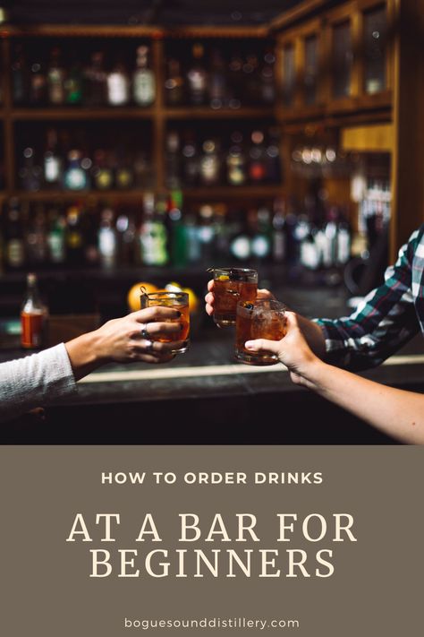 Intimidated by how to order drinks at a bar? This guide teaches you how much you should tip, how to properly order drinks & bar terminology. #cocktails #bars Go To Drinks At The Bar, Easy Cocktails To Order At A Bar, Common Drinks To Order At A Bar, Common Cocktails To Order, Best Mixed Drinks To Order At A Bar, Common Bar Drinks To Order, Easy Drinks To Order At A Bar, Sweet Alcoholic Drinks To Order At A Bar, Sweet Drinks To Order At The Bar