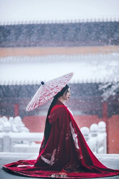 15+ Favourite Hanfu, Chinese Traditional Dress Six Crimson Cranes, Gaun Abad Pertengahan, Chinese Traditional Dress, Memoirs Of A Geisha, Chinese Aesthetic, Asian Culture, Chinese Clothing, Ancient China, World Cultures