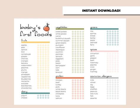 Summer Squash Pasta, Food Checklist, Blueberry Chicken, Sweet Potato Rice, Vegetables For Babies, Quinoa Sweet Potato, Chicken Milk, First Foods, Garlic Spinach