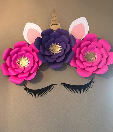 Unicorn Decorations Unicorn Party Unicorn Backdrop Unicorn Flower Craft Ideas, Unicorn Eyelashes, Unicorn Bedroom Decor, Unicorn Birthday Decorations, Unicorn Backdrop, Unicorn Room Decor, Unicorn Birthday Party Decorations, Unicorn Decor, Unicorn Bedroom