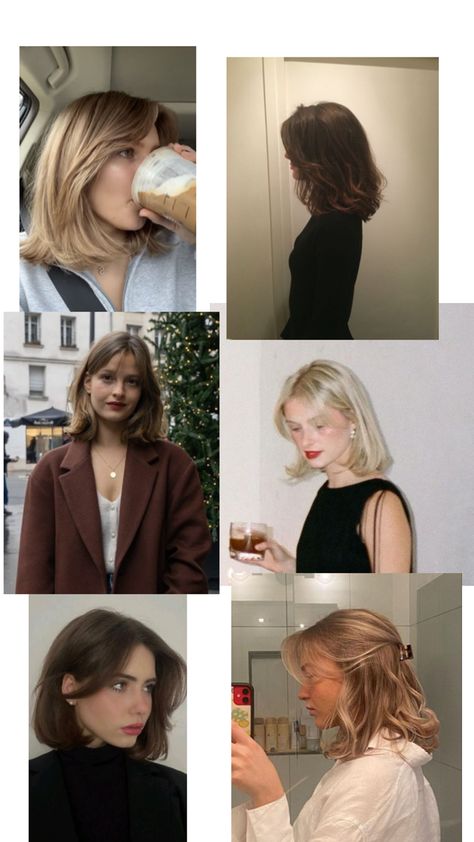 No Volume Hair, Shoulder Length Hair Curtain Bangs, Feminine Short Hair, Chubby Face Haircuts, Haircuts 2024, Blonde Curly Hair, Clothing Guide, Textured Bob, Short Hair Trends