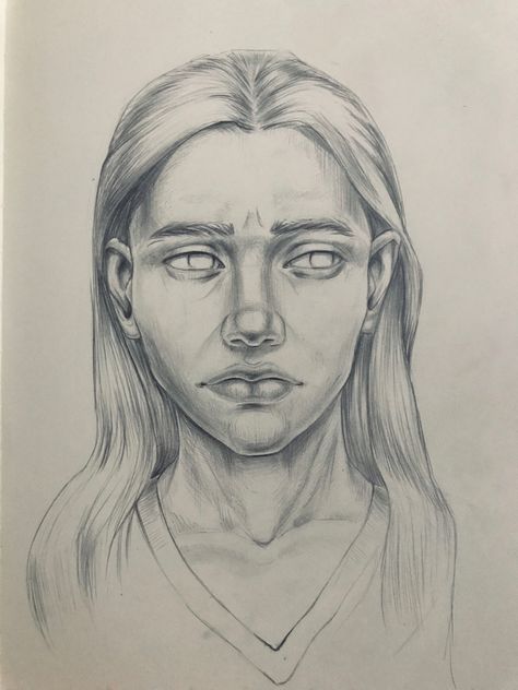 Girl with a sad face, graphic sketch Face Drawing Smiling, Art That Shows Emotion, Drawings That Show Emotion, Confused Face Drawing, Human Face Drawing, Person Sketch, Graphic Sketch, Girl Face Drawing, Face Artwork