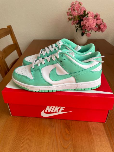 Perfect sneaker for the summer #sneakers #glow #greenhouse #nike #summer #2023 Nike Dunk Low Green Glow, Perfect Sneakers, Nike Models, Summer Sneakers, Athletic Performance, Grade School, Nike Dunk Low, Nike Cortez Sneaker, Dunk Low