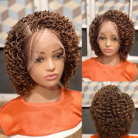 Elevate your style with these stunning braided wigs! From golden brown to bold burgundy and even a chic gray option, we've got you covered. #BraidedWigs #FullLace #CurlyTips 💇‍♀️✨  #eBay #eBaySeller #Braided #Curly #FreePart #Black #Youth #OneSize #PreLooped #Wig #Synthetic #Gray #Women #Gold #FullLace #eBayStore #Unisex #Red #Teens #Adult Short Burgundy Wigs For Black Women, Braids Bob Style, Braids 2024, Braided Cornrows, Twist Wigs, Gold Wig, Curly Tips, Curly Women, Gray Wig