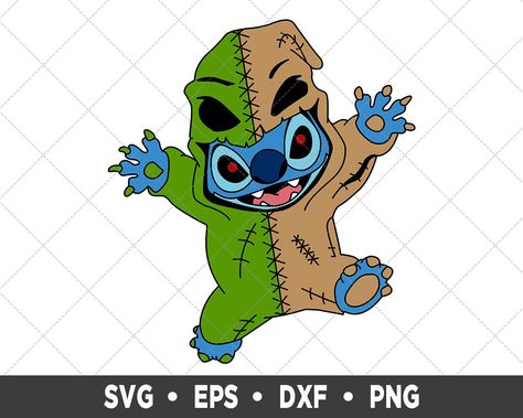 Blue Alien, Oogie Boogie, Vector Cut Files, Vector Cut, Svg Halloween, Cricut Cut Files, Cricut Cut, Lilo And Stitch, Nightmare Before