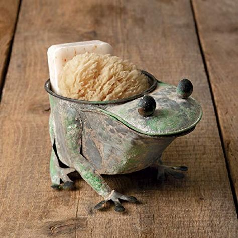 Kitchen Rules Sign, Frog Bathroom, Frog Planter, Frog House, Bathroom Containers, Frog Decor, Cerámica Ideas, Cute Frog, A Frog