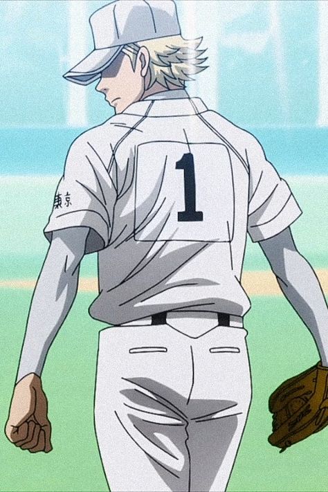 Diamond no Ace - Inashiro Industrial | #1 Ace & Pitcher Narumiya Mei, Athletes Reference, Diamond No Ace, Ace Of Diamonds, Anime Stuff, Character Design, Male Sketch, Diamonds, Wallpapers