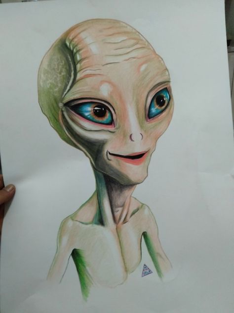 Paul Alien, Alien Tattoo, Aliens And Ufos, Aliens, Crayon, Tattoo Ideas, Princess Zelda, Zelda Characters, Tattoos